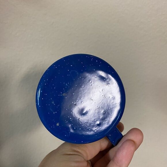 Danner blue enamel camp mug 12oz Tin metal cup - Picture 2 of 5